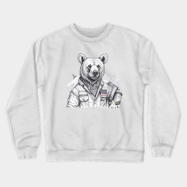 American elsinore beer Crewneck Sweatshirt by  art white